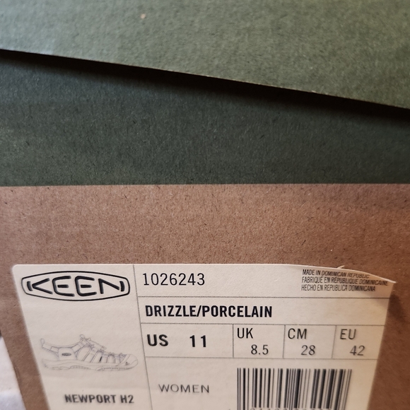 Keen Newport H2 1026243 Drizzle/Porcelain US 10 - Picture 3 of 4